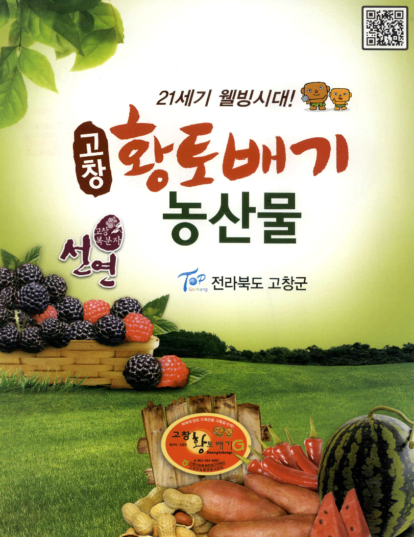 광고정보센터 PRINT광고 :: 21세기 웰빙시대! 고창 황토배기 농산물