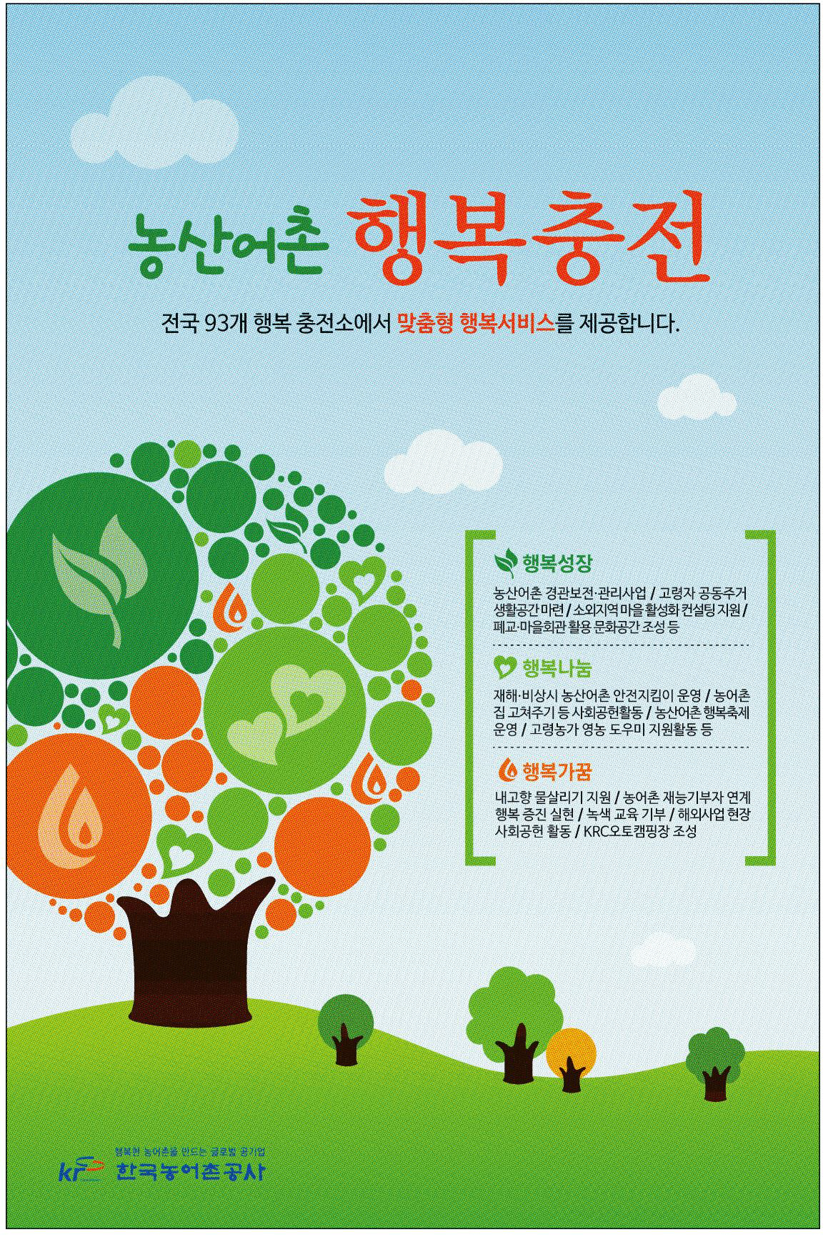 광고정보센터 PRINT광고 :: 농산어촌 행복충전 전국 93개 행복 충전소