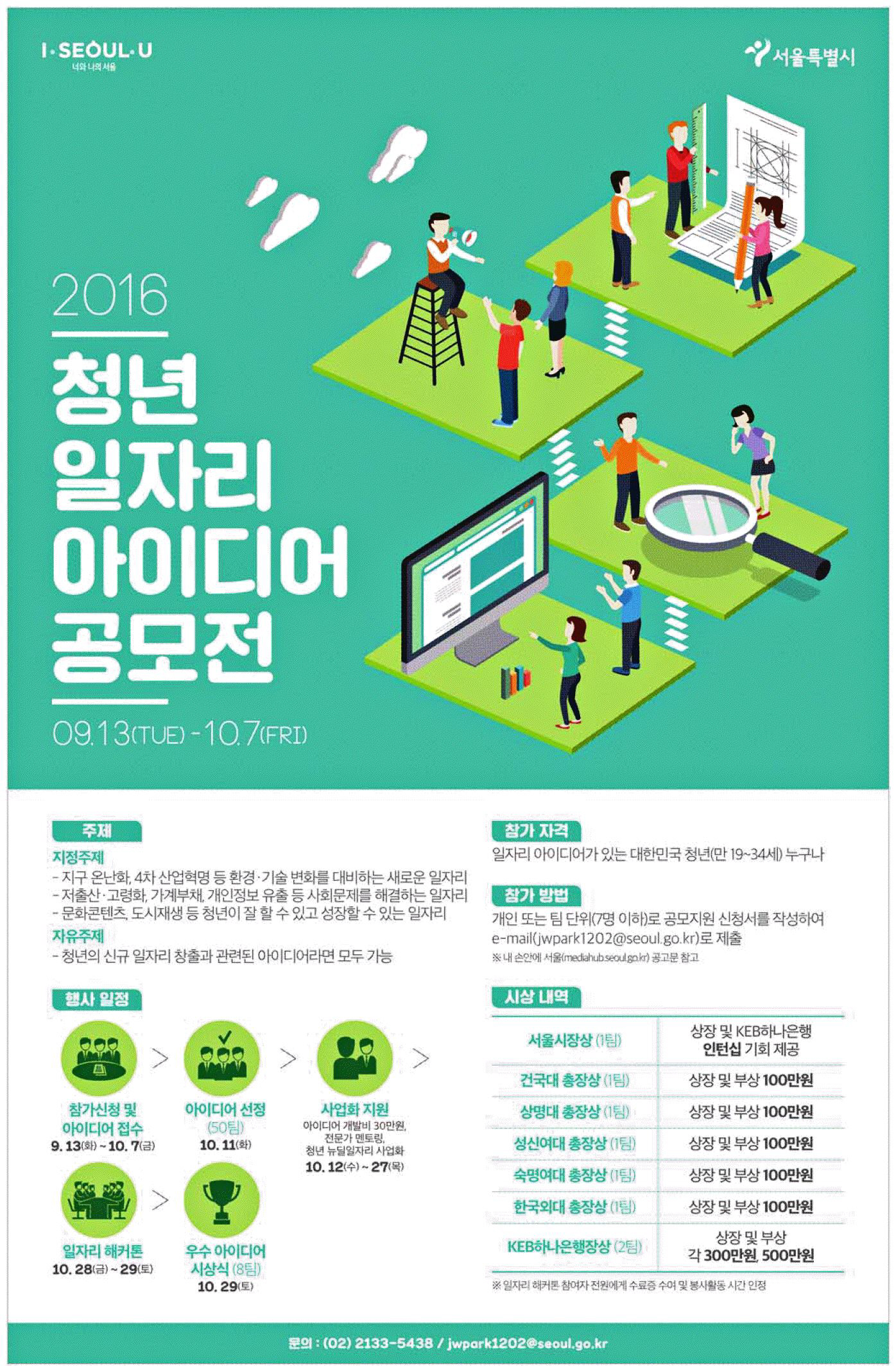 광고정보센터 PRINT광고 :: 2016 청년 일자리 아이디어 공모전