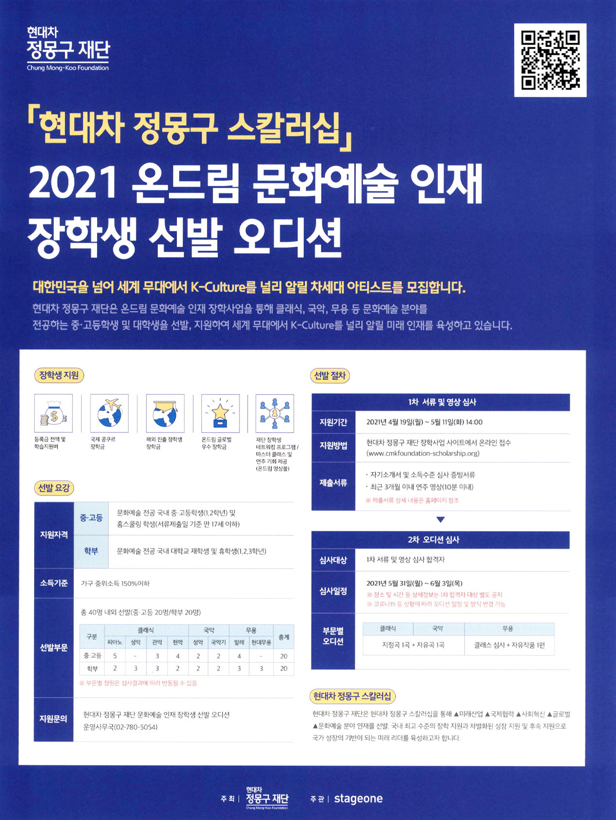 광고정보센터 PRINT광고 :: 2021 온드림 문화예술 인재