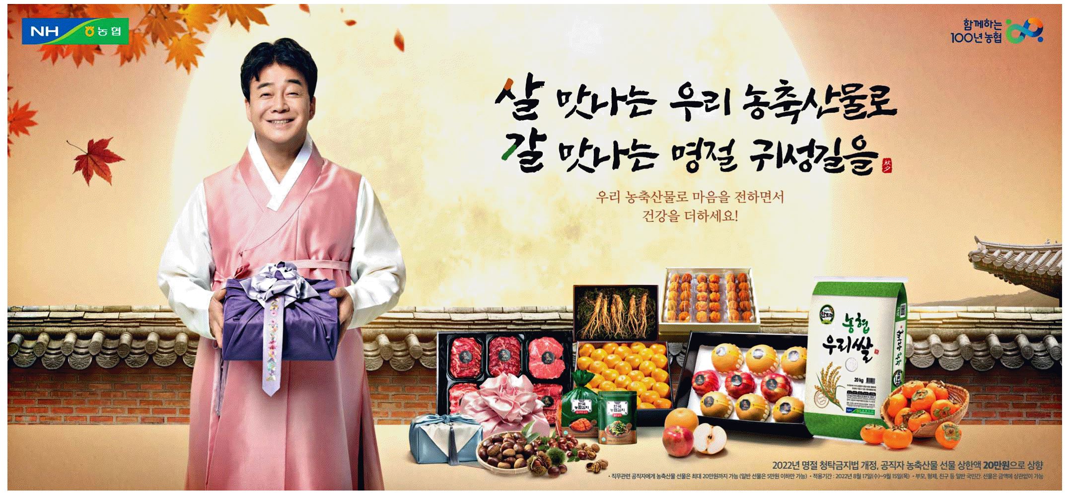 광고정보센터 PRINT광고 :: 우리 농축산물로 마음을 전하면서